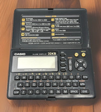 Vintage CASIO SF-A7 Digital Diary 32KB 3-Line Display - Great Collectors Piece