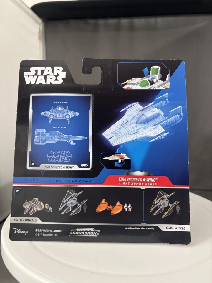 Star Wars Rebels Micro Galaxy Squadron #0195 Ezra Bridger's A-Wing Jazwares 2025 - Image 2 of 3