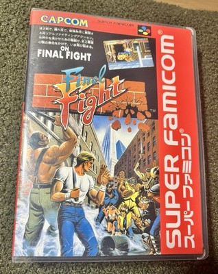Final Fight Super Famicom Japan SFC Import Cartridge w/ Custom Repro Case