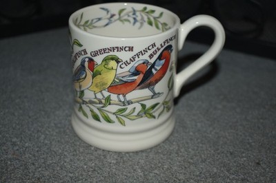 EMMA BRIDGEWATER GARDEN BIRDS 1/2 Pint Mug ENGLAND