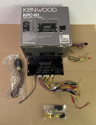 Vintage KENWOOD Auto Security System Main Module and Harness KPC-60 For Parts