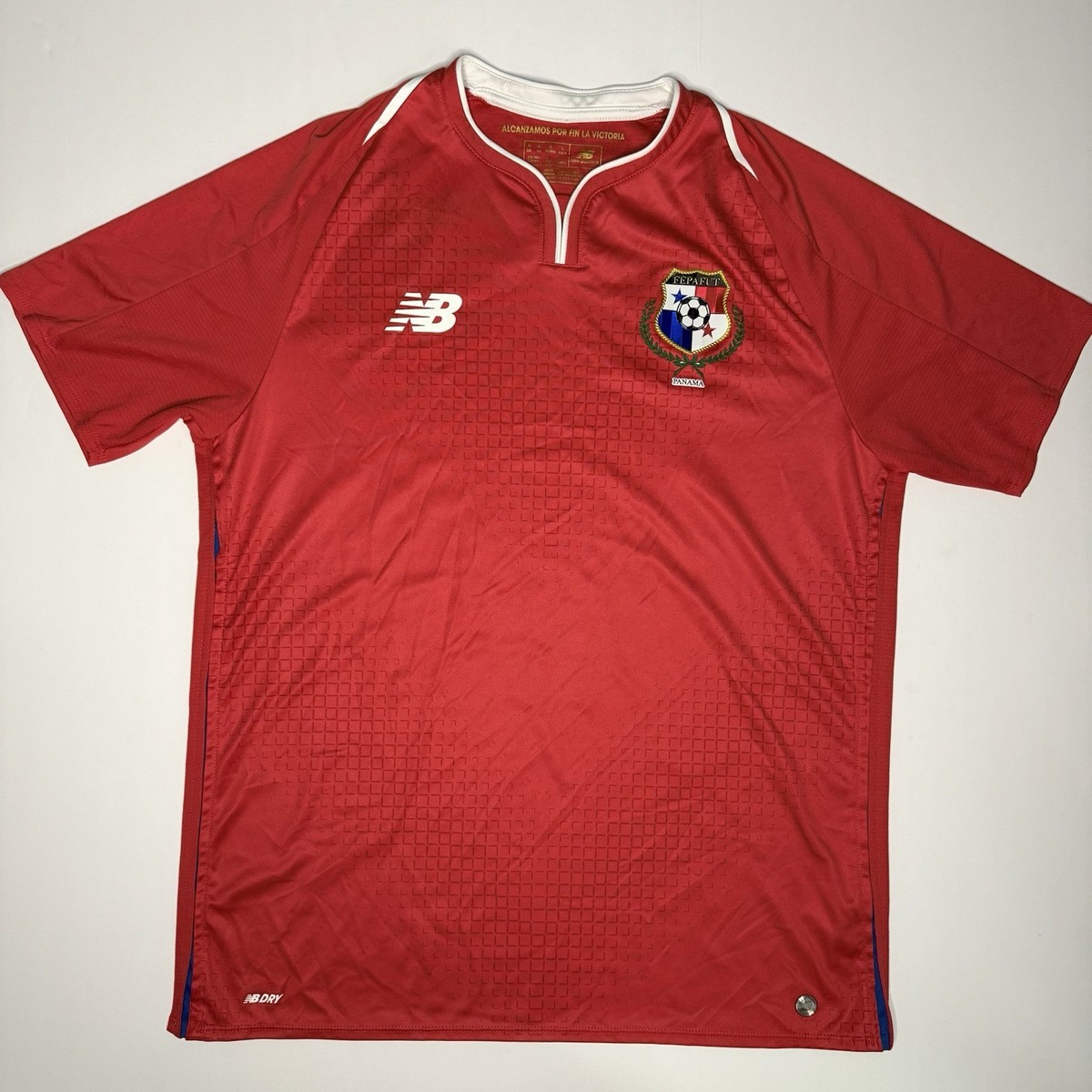 New Balance パナマ代表 サッカーシャツ New Balance Panama 2018 World Cup Home Jersey Men's Large Red
