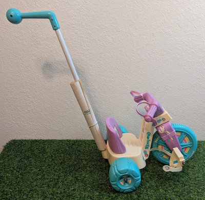 VTG 1985 Hasbro Cabbage Patch Kids Big Wheel Doll Tricycle w