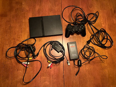 Sony PlayStation 2 Slim Console - Black  TESTED