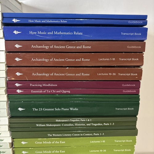 THE GREAT COURSES 52-Book Lot by The Teaching Company - Music, Religion, Lit… - Imagen 4 de 18