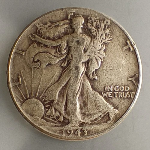1943 Walking Liberty Silver Half Dollar | Philadelphia | Choice VF/XF