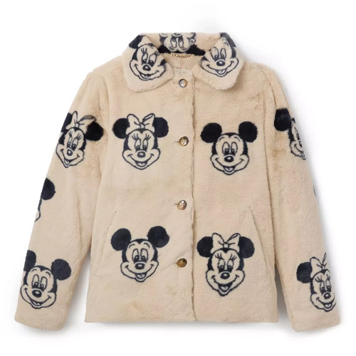 2025 DISNEY Faux Fur Jacket - MICKEY & MINNIE MOUSE