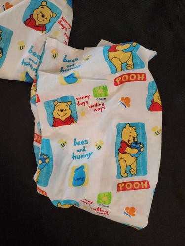 Winnie The Pooh Crib Sheet Set Dundee Flat with Fitted Bottom and Fitted - Picture 2 of 5