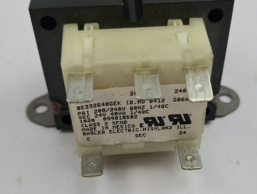Basler Transformer BE332640GEK PRI 208-240V SEC 24V 40 VA