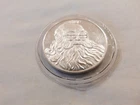 1991 Santa .999 silver 1 troy oz round Bullion Bar nice
