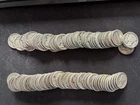 2 Rolls (100 Coins) – 1916–1945 Mercury Dimes – 90% Silver – $10 Face Value