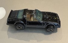 VINTAGE 1977 HOT WHEELS HOT BIRD BLACKWALL BLACK PONTIAC TRANS AM