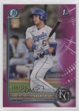 2022 Bowman Chrome Prospects Fuchsia Refractor 189/199 Luca Tresh #BCP-136 09br