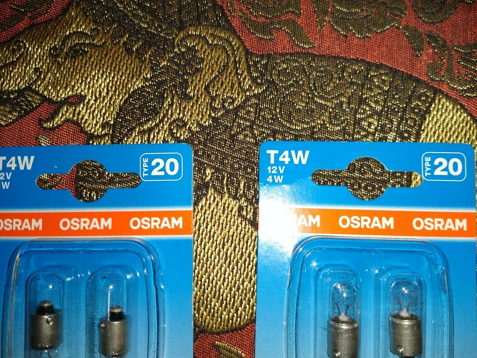 FORD ESCORT CORTINA CAPRI CONSUL FIESTA & TRANSIT MK1 SIDELIGHT BULBS LAMPS x 2 - Image 3 of 4