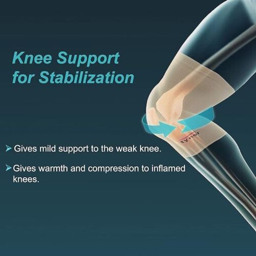 tynor Knee Brace Support Pads Sports Guard Arthritis Joint Pain Relief, 2 Pcs - Picture 4 of 8