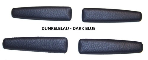 Mercedes Fensterkurbel Einsatz Einlage Abdeckung Set 4 Teilig dunkel Blau - Picture 5 of 5