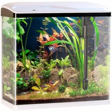 Sweetypet Nano-Aquarium-Komplett-Set mit LED-Beleuchtung, Pumpe & Filter, 40 l