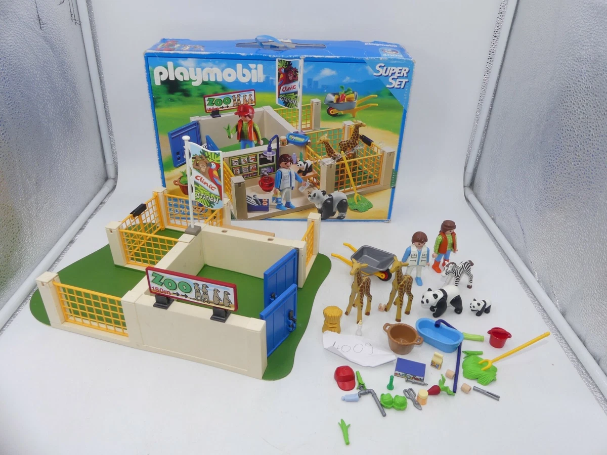 Playmobil Zoo Super Care Station Vet Clinic 99% COMPLETE eBay