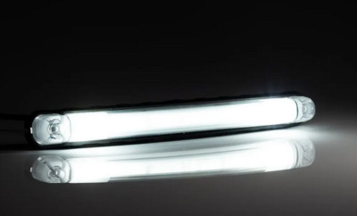 LED UMRISSLEUCHTE - LICHTLEITERTECHNINK MIT 2 LED - WEIß - 242 x 28 MM 