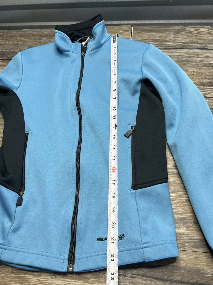 Chaqueta de ciclismo para mujer Sugoi azul y blanca talla pequeña Foto 4 de 4