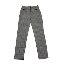 Women’s Fashion Nova Gray Plaid High Rise Dress Pants Size M