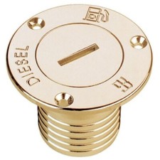 Guidi Brass Diesel Deck Filler 1 1/2" Hose Tail.