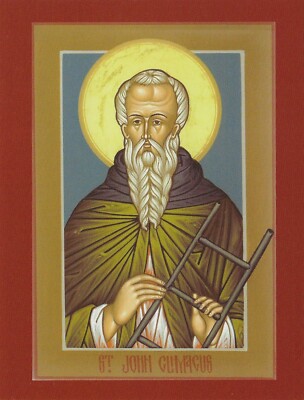 Postcard St. John Climacus  Devotional Print Prayer Card Icon MINT