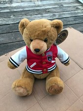 Fao Schwarz 12-inch Toy Plush Anniversary Bear with Varsity Jacket 2019