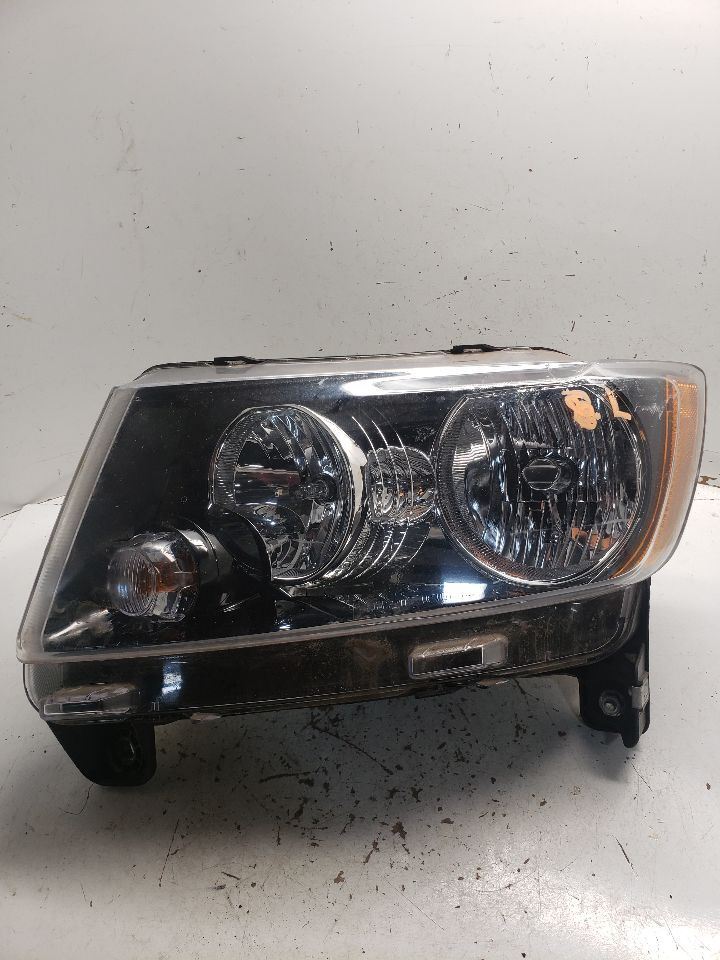 Classic Halogen Driver Headlight Black Bezel for 12-17 Jeep Compass #1301241