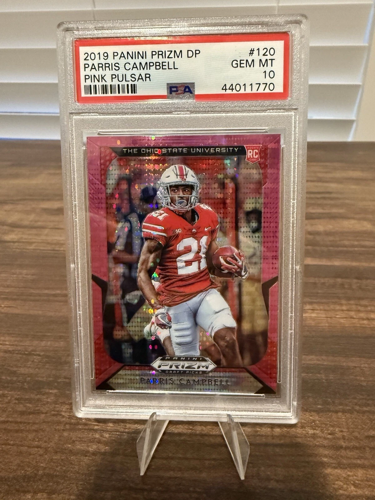 Parris Campbell Panini Prizm Draft Picks #120 Pink Pulsar