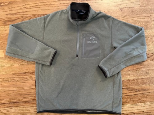 Arcteryx Apache Tan 1/2 Zip Polartec 