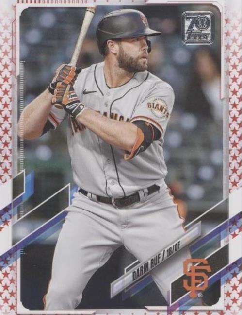 2021 Topps Update Series - Darin Ruf #US158 Independence Day /76 for ...