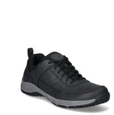 Mens Casual Comfort Shoes Lace Up Garret 2.0 Memory Foam Black New Mens Casual Comfort Shoes Lace Up Garret 2.0 Memory Foam Black New