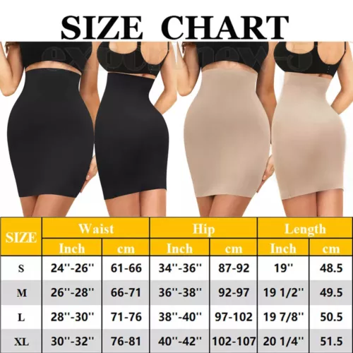 Women Shaping Half Slips Body Shaper Under Skirt Tummy Control Slimming Slip - Bild 2 von 23