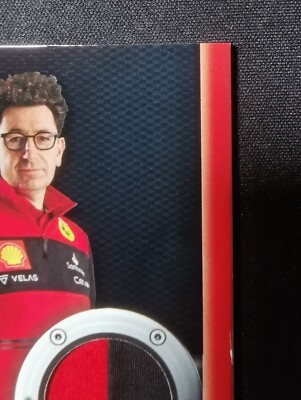 2022 Topps Racing Formula 1 F1 Mattia Binotto Relic Patch 2022 Topps Racing Formula 1 F1 Mattia Binotto Relic Patch