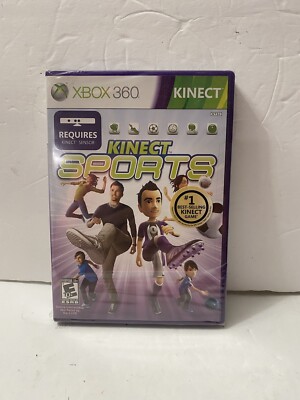 Kinect Sports (Xbox 360, 2010) New, Factory Sealed