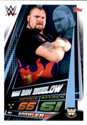 WWE Slam Attax 12 Universe Karte 182 - Bam Bam Bigelow  - WW LEGENDS