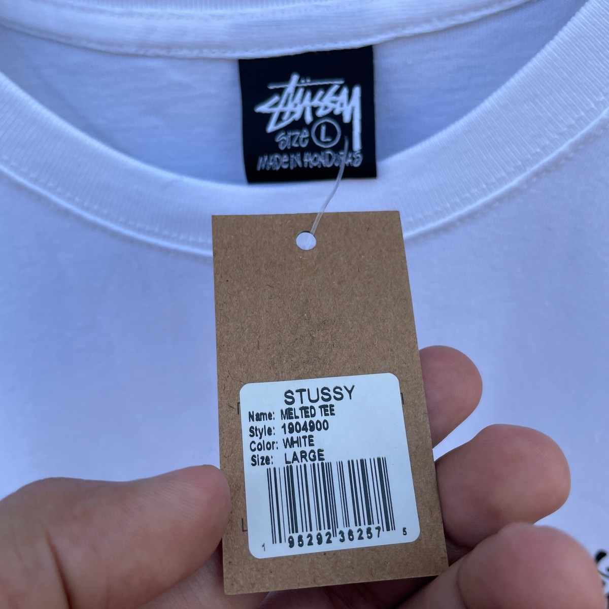 Stussy Melted Tee White | eBay