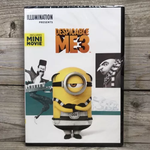 Despicable Me 3 (DVD, 2017) SEALED + Mini Movie