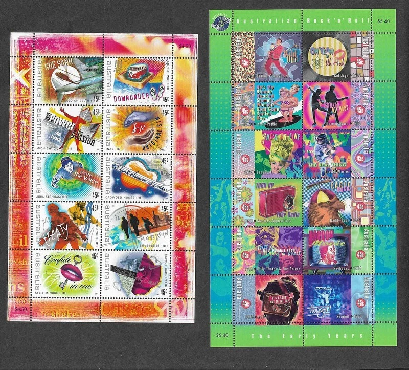AUSTRALIA MIN SHEETS MUSIC POP AND ROCK MNH - Image 1 of 1