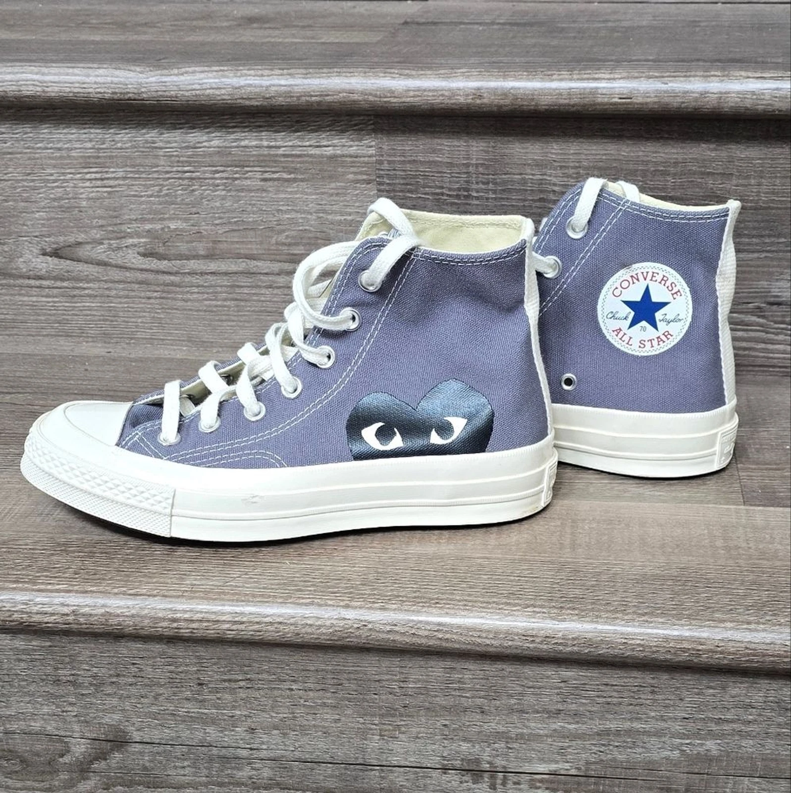 Sneaker alte Converse Chuck Taylor Hidden Heart Comme des Garçons M 5 con 7