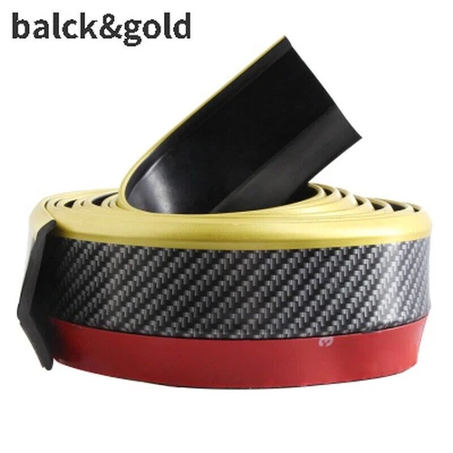 Tira protectora de goma universal para parachoques delantero de coche - Imagen 10 de 37