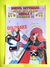 ATLAS UFO ROBOT GOLDRAKE CAPITAN HARLOCK POSTER MANIFESTO LOCANDINA SACIS 1978