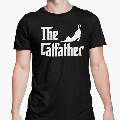 T-Shirt Katzenvater Katze Tierbesitzer Freund Ehemann Freund Papa Vatertag Geschenk