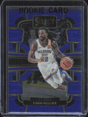 2023-24 Panini Select #88 Cason Wallace Blue (Retail Base)
