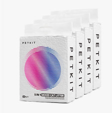 Unscented 5 in 1 Mixed Cat Litter,Strong Odor Control Clumping Cat Litter,32Lbs,