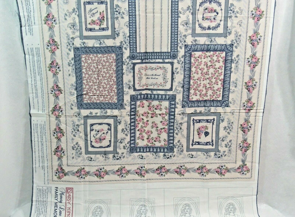 Panel de edredón Daisy Kingdom Memory Lane Family Memories nuevo de colección Foto 3 de 4