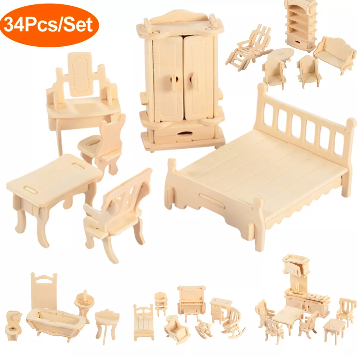 Determining Dollhouse Scale and Sizes of Miniatures