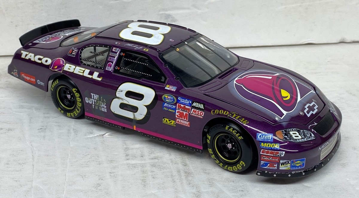 Action 1/24 Diecast Car #8 Martin Truex Jr. Taco Bell Raced