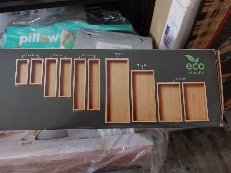 Seville Classics 10-Piece Bamboo Box Set - Image 4 of 4